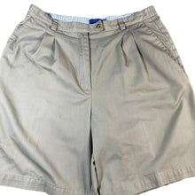 Load image into Gallery viewer, Karen Scott Sport Shorts Womens 12 Beige Khaki Elastic Waist 8” Inseam