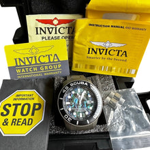Load image into Gallery viewer, Invicta TI-22 Titanium Automatic Scuba 22082 Abalone Dial Watch Box Papers