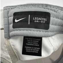 Load image into Gallery viewer, Nike Legacy91 Dri-FIT Youth Hat White Black Swoosh 942207-100 NWT