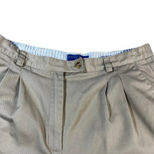Load image into Gallery viewer, Karen Scott Sport Shorts Womens 12 Beige Khaki Elastic Waist 8” Inseam
