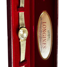 Load image into Gallery viewer, Vintage Longines Ladies 10K Gold Filled Watch Box Parts Repair Swiss