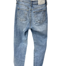 Load image into Gallery viewer, True Religion Starr Mid Rise Cropped Straight Distressed Jeans Women Size 29