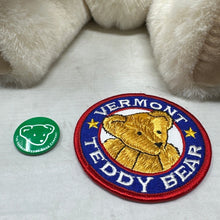 Load image into Gallery viewer, Vermont Teddy Bear Alien Plush Removable Face w/ Box, Patch, Button, Manual RARE