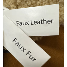 Load image into Gallery viewer, Catherine Malandrino Faux Fur Sherpa Coat Large