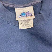 Load image into Gallery viewer, Disney Mickey Minnie Embroidered Sweatshirt Blue Medium Parks Pullover