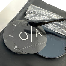 Load image into Gallery viewer, Quay Australia Blue-Mirrored Sunglasses with Case NEW