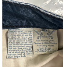 Load image into Gallery viewer, Robin’s Jeans Distressed Wing Embroidered Made USA Denim Jeans Size 40