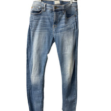 Load image into Gallery viewer, Hudson Jeans Womens Size 29 Straight Leg Crop Raw Hem Distressed Light Wash