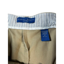 Load image into Gallery viewer, Karen Scott Sport Shorts Womens 12 Beige Khaki Elastic Waist 8” Inseam