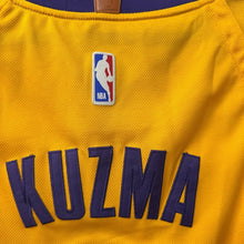 Load image into Gallery viewer, Nike NBA Lakers Kyle Kuzma #0 Swingman Jersey Size 50 XL Length +4 Wish Patch