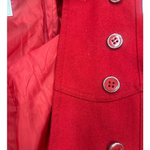 Load image into Gallery viewer, G by Guess Coat Red XL Belted Wool Blend