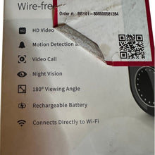 Load image into Gallery viewer, Arlo Essential Wire-Free Video Doorbell AVD2001B Black Battery Wired Complete