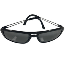 Load image into Gallery viewer, Maui Jim MJ131-02 Islanders Polarized Wrap Sunglasses Black