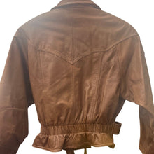 Load image into Gallery viewer, Wilsons Adventure Bound Womens Brown Leather Jacket Small Vintage