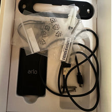 Load image into Gallery viewer, Arlo Essential Wire-Free Video Doorbell AVD2001B Black Battery Wired Complete