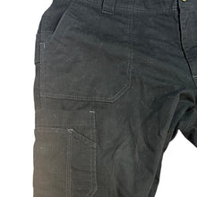 Load image into Gallery viewer, Carhartt Men's XL Short Black Ripstop Cargo Scrub Pants C54106S Drawstring