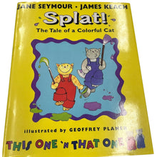Load image into Gallery viewer, Splat Tale of a Colorful Cat 1998 First Impression HC Dust Jacket Jane Seymour