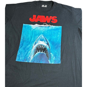 Universal Studios Jaws Shark Graphic T Shirt Black Men’s 2XL Movie Tee