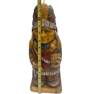 Vintage Candle Native American Figure