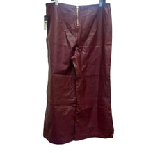 Load image into Gallery viewer, Faux Leather Guess Pants New Burgundy Size 12
