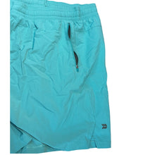 Load image into Gallery viewer, All in Motion Men's XL Teal Stretch Shorts Zipper Pockets Drawstring Lightweight
