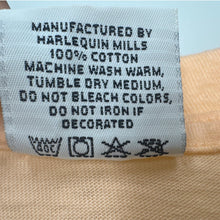 Load image into Gallery viewer, Vintage Harlequin Butterfly Graphic T-Shirt Salmon Large Single Stitch USA
