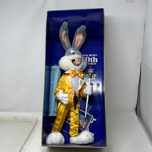 Bugs Bunny Plush Doll 50th Birthday Limited Edition Vintage 1990 The 24K Co.