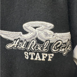 Vintage Steve & Barry’s Hot Rod Café Varsity Bomber Jacket Large