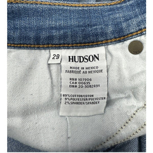 Hudson Jeans Size 29 RN107906 CA00635 Distressed Straight Leg