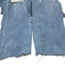 Load image into Gallery viewer, True Religion Starr Mid Rise Cropped Straight Distressed Jeans Women Size 29
