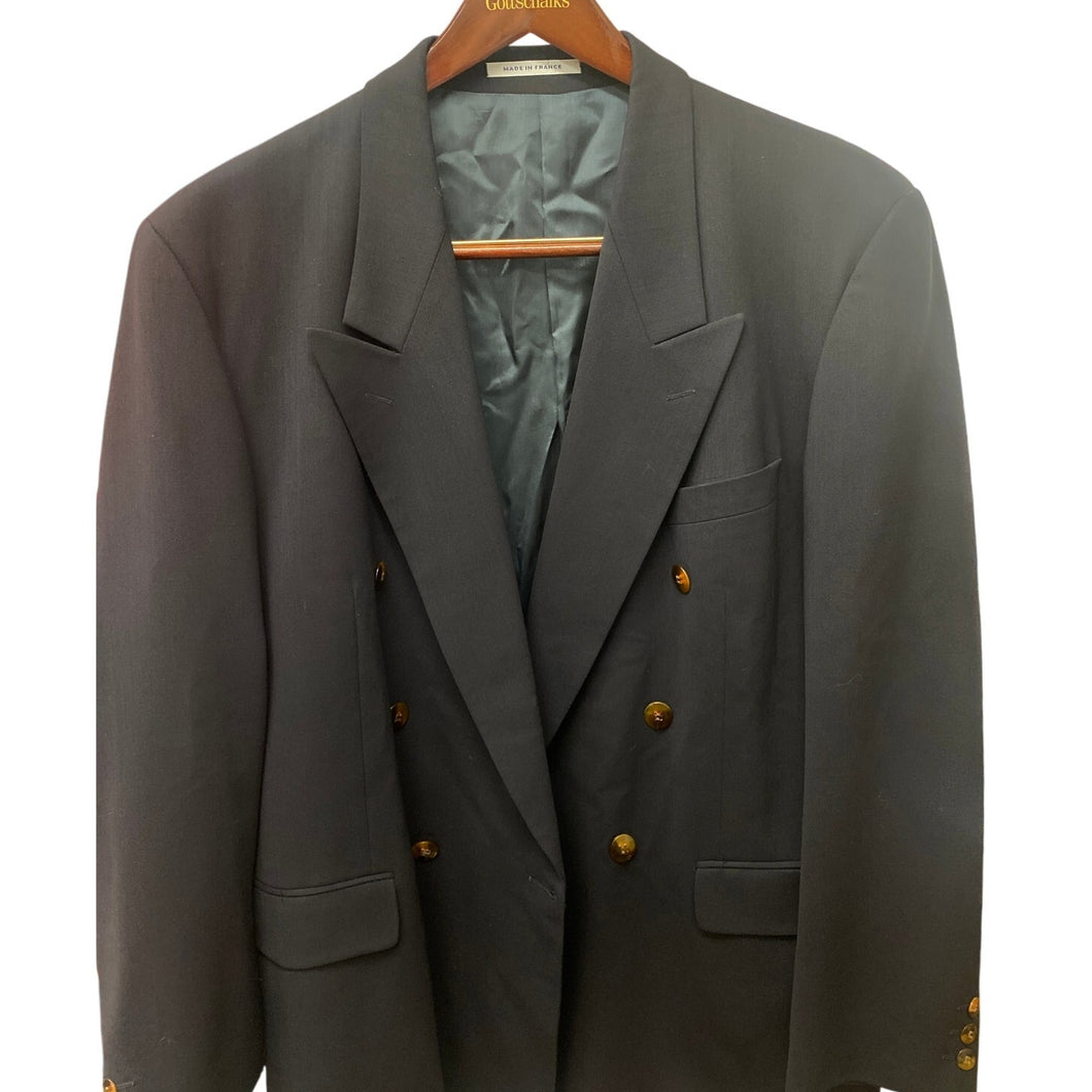 Vintage Yves Saint-Laurent Black Wool Coat
