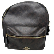 Load image into Gallery viewer, Coach Signature Canvas Leather Mini Backpack
