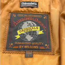 Load image into Gallery viewer, Wilsons Adventure Bound Leather Jacket L Thinsulate Zip Liner
