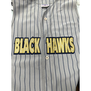 Black Hawks Baseball Jersey Set of 2 Size M Jersey and Undershirt