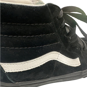 Vans Black Suede Skater Shoes Women's 7.5 Youth 6K Sk-8 Hi