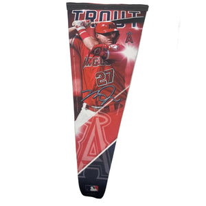 Mike Trout Anaheim Angels Banner 29"