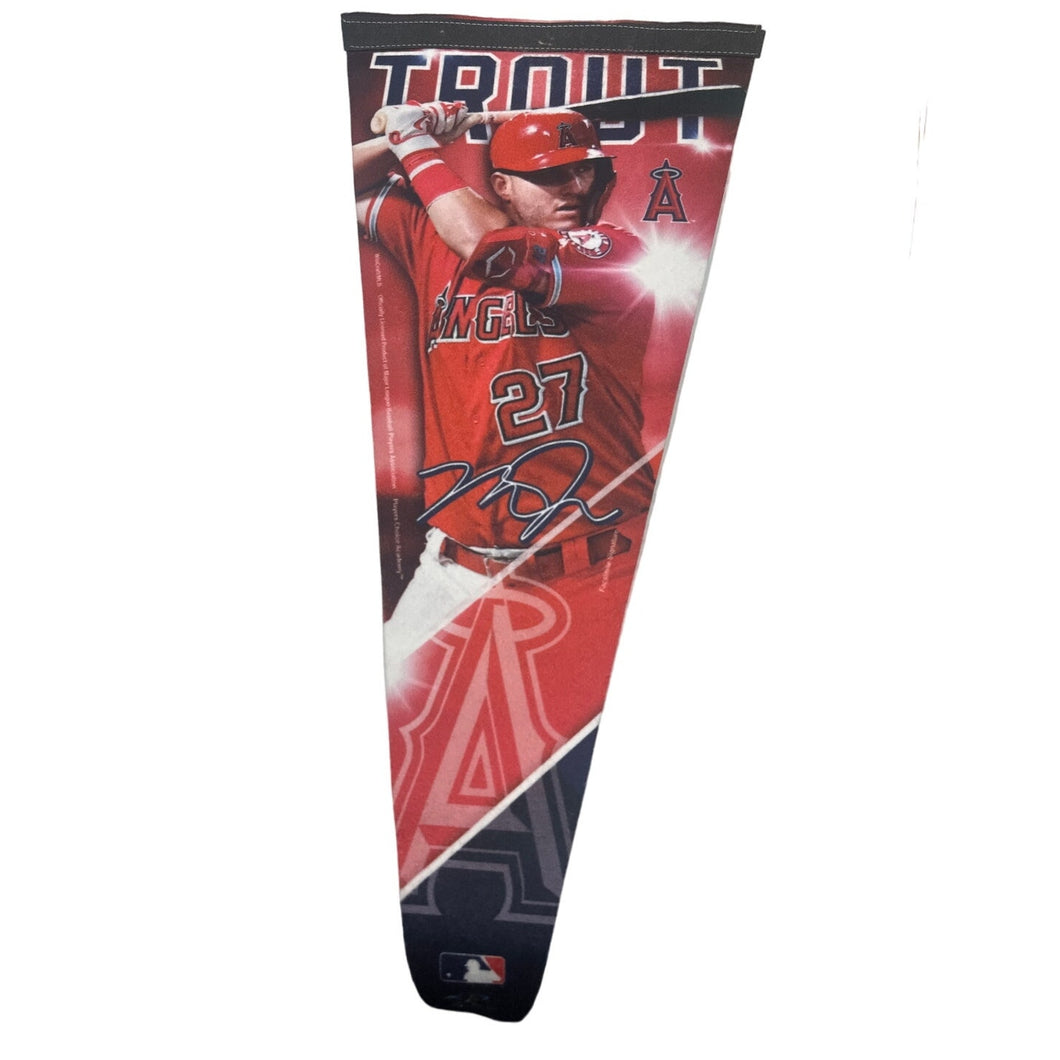 Mike Trout Anaheim Angels Banner 29