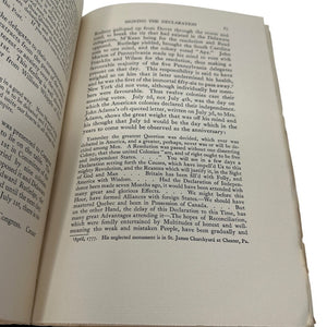 Vintage 1926 Book Button Gwinnett Declaration Independence Numbered 1st Edition