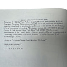 Load image into Gallery viewer, First Edition Buyer’s Guide to Manufactured Homes by Tom Philibin
