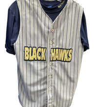 Load image into Gallery viewer, Vintage Black Hawks Baseball Jersey Set Teamwork Mizuno Medium USA 2 Piece
