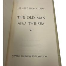 Load image into Gallery viewer, The Old Man and the Sea Ernest Hemingway 1977 Scribner HC DJ Book Club Edition
