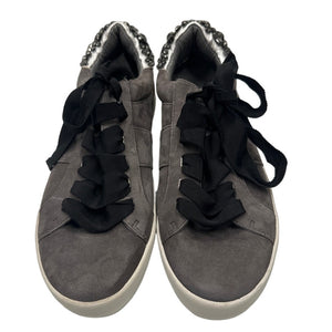 JOIE Darena Jeweled Embellished Suede Sneakers 7.5