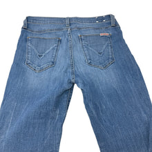 Load image into Gallery viewer, Hudson Jeans Womens Size 29 Straight Leg Crop Raw Hem Distressed Light Wash
