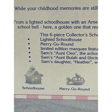 Load image into Gallery viewer, Precious Moments by Enesco Sugar Town Schoolhouse 6 Piece Set
