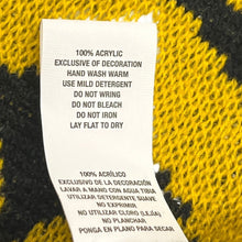 Load image into Gallery viewer, Pittsburgh Steelers NFL FOCO Knit Scarf Black Gold Fringe NWT

