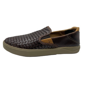 Lae'ahi Lauhala Woven Leather Shoes Olukai Moccasin 10.5