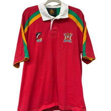 Load image into Gallery viewer, Vintage Portugal Rugby Jersey 2007 Lucy XL Red Cotton Embroidered Crest
