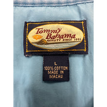 Load image into Gallery viewer, Tommy Bahama Shirt Relax Swordfish Blue Stripe Large Cotton
