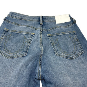 True Religion Starr Mid Rise Cropped Straight Jeans Size 29