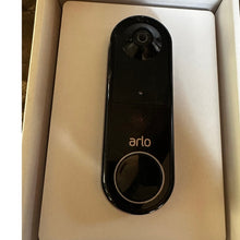 Load image into Gallery viewer, Arlo Essential Wire-Free Video Doorbell AVD2001B Black Battery Wired Complete
